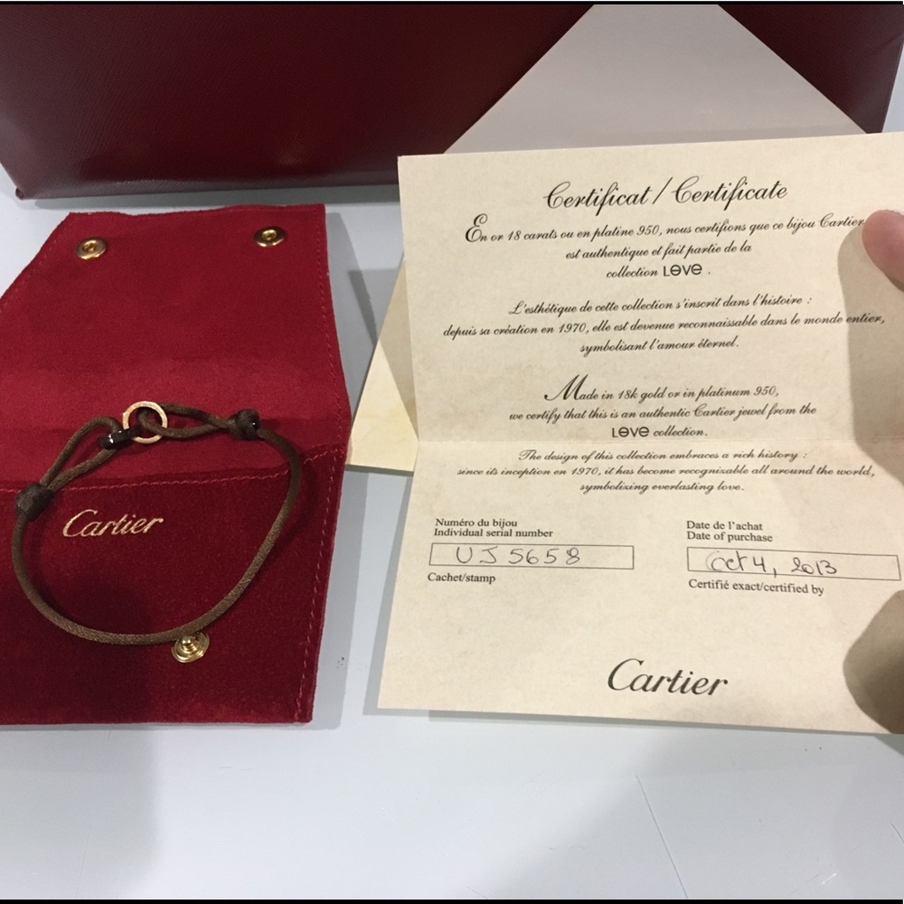 Cartier love bracelet